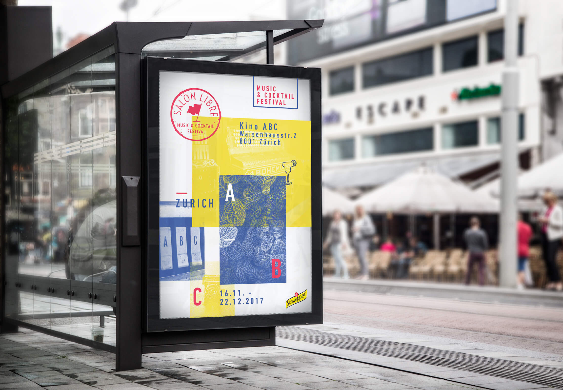 Bus Stop Billboard MockUp